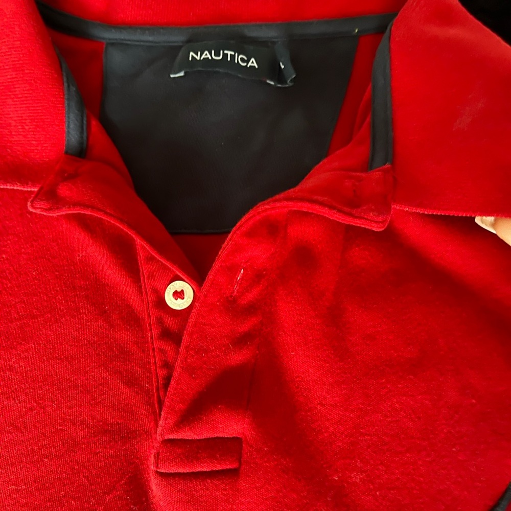 Men’s XL Nautica polo red